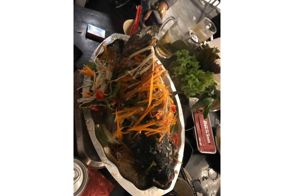  Steamed fish