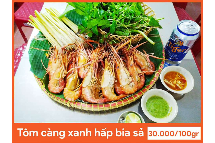  Steamed Blue Crayfish With Lemongrass Beer