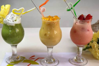  Types of Smoothies (Butter, Mango, Strawberry)