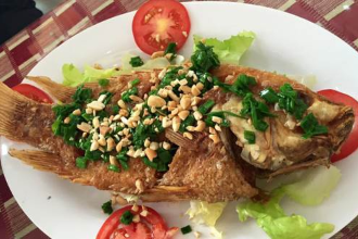  Red tilapia  Fried