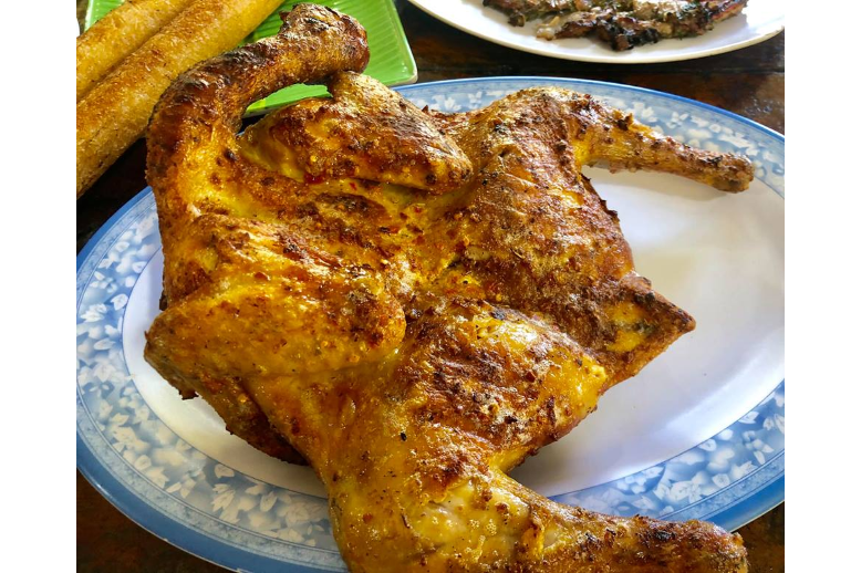  Roasted chicken with chili salt