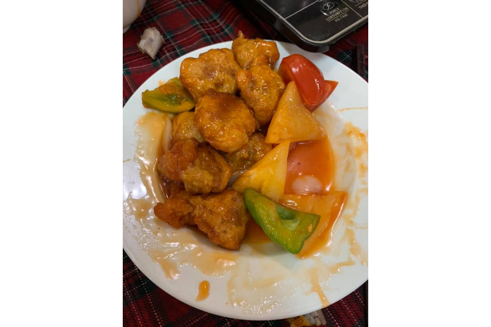  Sweet and sour chicken