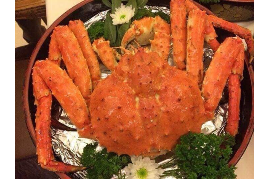  Steamed crab