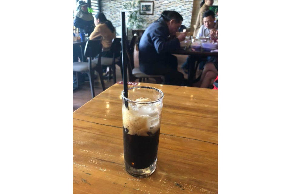  Black coffee with ice