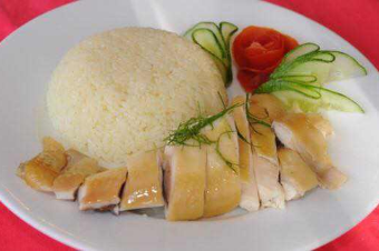  Rice Boiled chicken