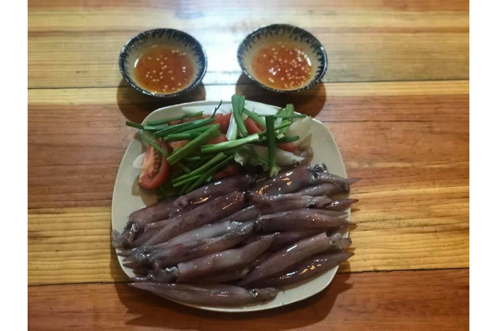  Grilled squid