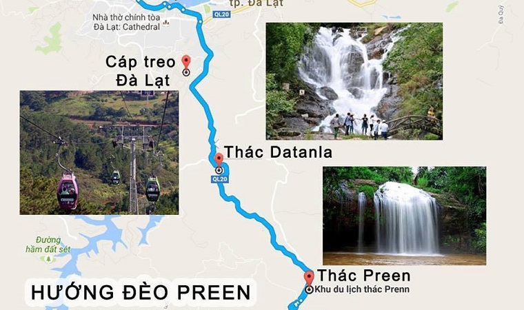 Dalat Tour Map 2019 - Using the most accurate GPS technology