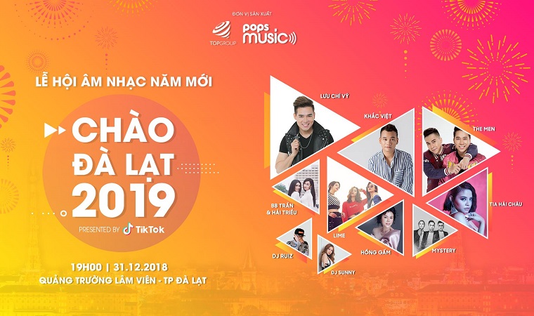 Lễ Hội Countdown năm 2019 đầu tiên ở Đà Lạt