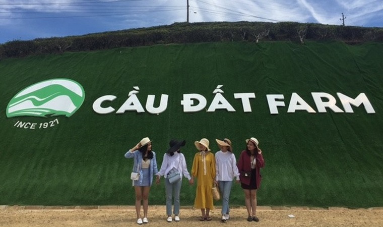 The unique 'check-in' venues are only available in Dalat