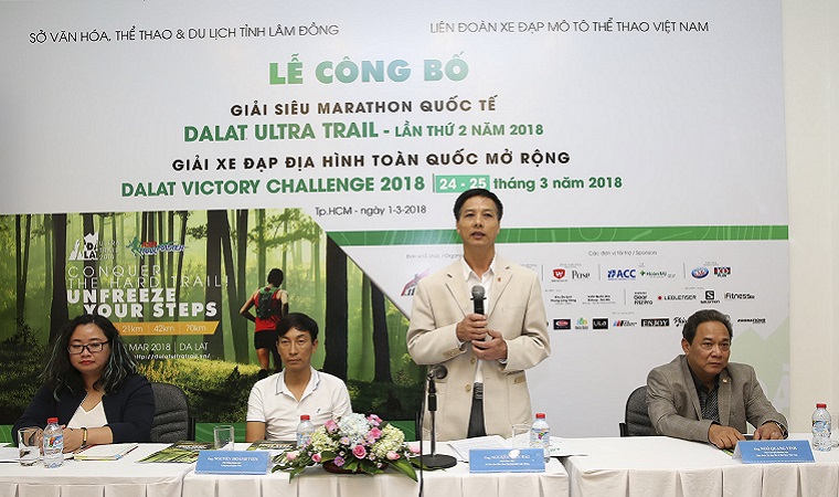 Press conference of the second international 2018 Super Marathon in Da Lat