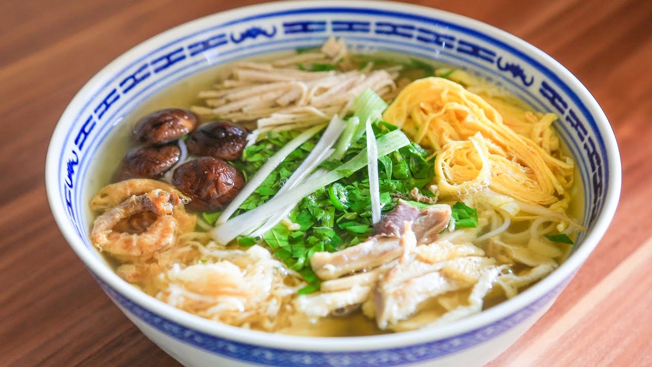 Bún thang 