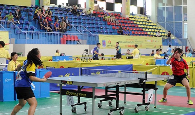 Opening of the national table tennis championship in Nhan Dan Newspaper in Da Lat